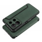 XIAOMI Redmi Note 13 4G Wallet Cases Razor Book Carbon Fibre, Carbon pattern  Dark green