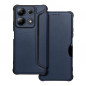 XIAOMI Redmi Note 13 4G Wallet Cases Razor Book Carbon Fibre, Carbon pattern  Blue