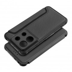 XIAOMI Redmi Note 13 Pro 5G Wallet Cases Razor Book Carbon Fibre, Carbon pattern  Black