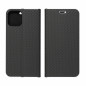 XIAOMI Redmi Note 13 Pro 4G Wallet Cases LUNA Book Carbon Carbon Fibre, Elegant  Black