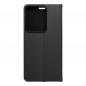 XIAOMI Redmi Note 13 Pro 4G Wallet Cases LUNA Book Carbon Carbon Fibre, Elegant  Black