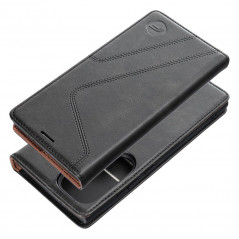 Samsung Galaxy A15 LTE Wallet Cases Forcell F-PROTECT RFID Blocker Book Elegant  Black