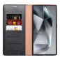 Samsung Galaxy A15 LTE Wallet Cases Forcell F-PROTECT RFID Blocker Book Elegant  Black