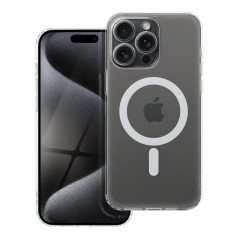 Apple iPhone 15 Pro Max Case Frost Mag MagSAFE  Transparent