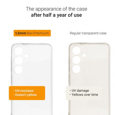 Samsung Galaxy A55 Case 1,5mm Box Premium Transparent