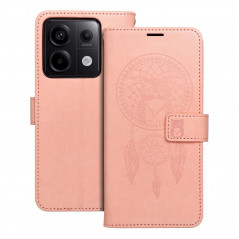 XIAOMI Redmi Note 13 Pro 5G Wallet Cases MEZZO Book Dreamcatcher  Peach fuzz