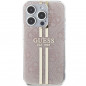 Apple iPhone 14 Pro Max Case Guess 4G Gold Stripe Elegant  Pink