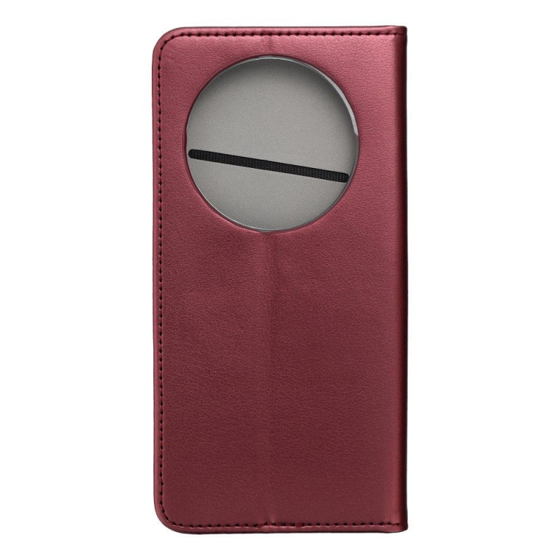 realme 12 Pro 5G Wallet Cases Smart Magneto book Burgundy
