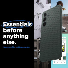 Samsung Galaxy A35 Case Spigen  Liquid Air Abyss green