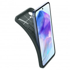 Samsung Galaxy A55 Case Spigen  Liquid Air Abyss green