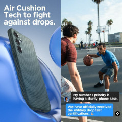 Samsung Galaxy A55 Case Spigen  Liquid Air Abyss green
