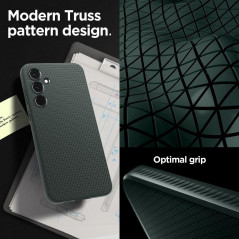 Samsung Galaxy A55 Case Spigen  Liquid Air Abyss green