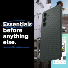 Samsung Galaxy A55 Case Spigen  Liquid Air Abyss green