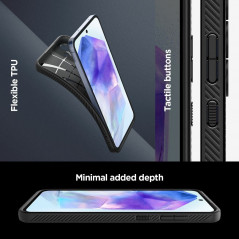 Samsung Galaxy A55 Case Spigen  Liquid Air Matte black