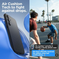 Samsung Galaxy A55 Case Spigen  Liquid Air Matte black