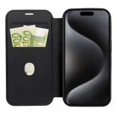 Apple iPhone 12 Pro Wallet Cases Smart Mag Book Elegant  MagSAFE  Black