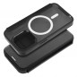 Apple iPhone 13 Pro Max Wallet Cases Smart Mag Book Elegant  MagSAFE  Black