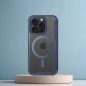 Apple iPhone 15 Pro Wallet Cases Smart Mag Book Elegant  MagSAFE  Blue