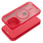Apple iPhone 15 Pro Wallet Cases Smart Mag Book Elegant  MagSAFE  Red