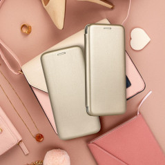 Apple iPhone 15 Wallet Cases Book Elegance Elegant  Gold