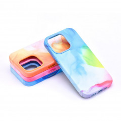 Apple iPhone 13 Case Leather Mag Cover Elegant  MagSAFE  Color splash