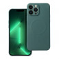 Apple iPhone 13 Pro Max Case Silicone Mag Cover MagSAFE  Army green