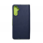 Samsung Galaxy A14 LTE Wallet Cases Fancy Book Navy / Lime