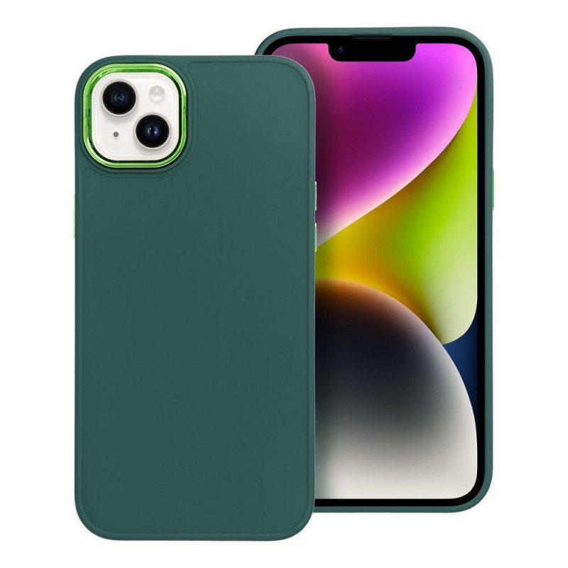 Apple iPhone 14 Plus Case FRAME Elegant  Green