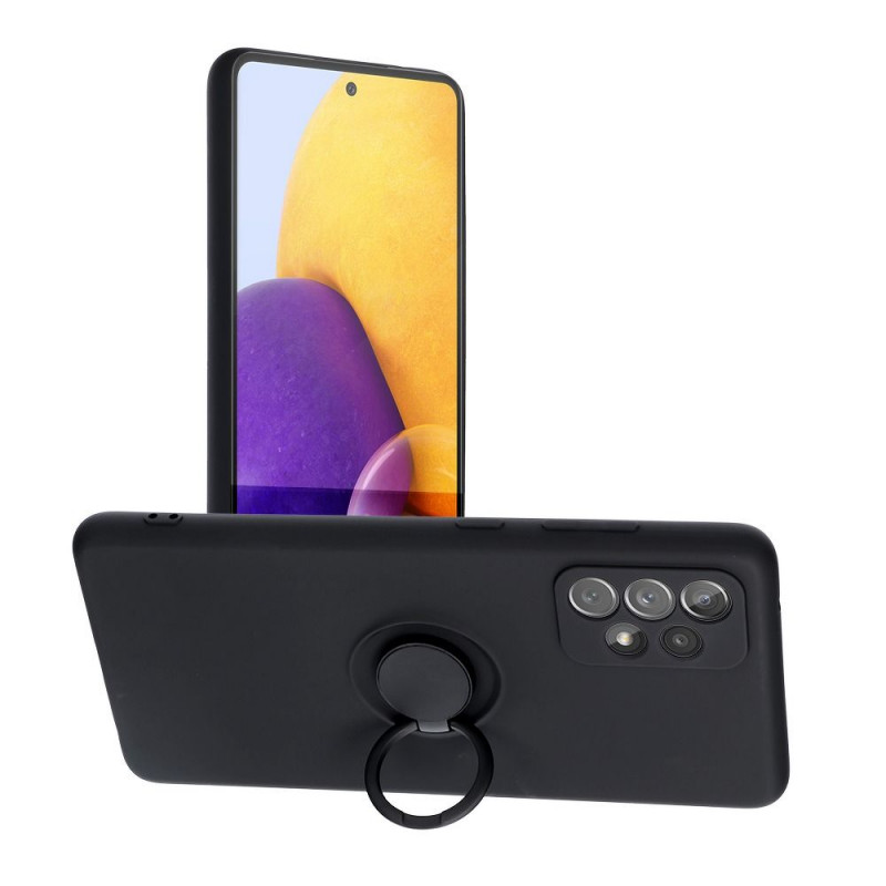 Samsung Galaxy A52s 5G Case Silicone ring Black