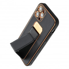 Samsung Galaxy S20 FE 5G Case LEATHER Case Kickstand Black