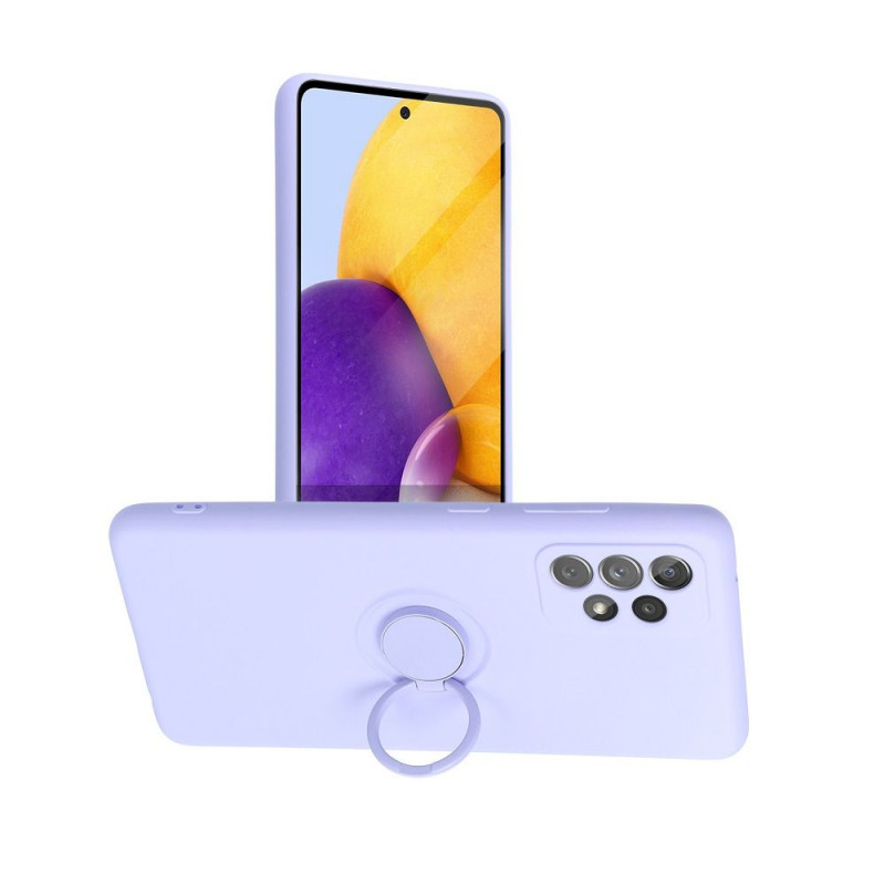 Samsung Galaxy A52s 5G Case Silicone ring Violet