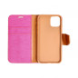 Apple iPhone 13 Pro Max Wallet Cases CANVAS Book Pink