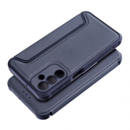 Samsung Galaxy A15 LTE Wallet Cases Razor Book Carbon Fibre, Carbon pattern Blue