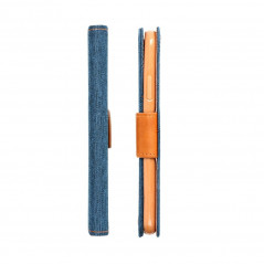 Samsung Galaxy A15 5G Wallet Cases CANVAS Book Navy blue