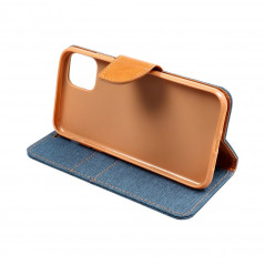 Samsung Galaxy A15 5G Wallet Cases CANVAS Book Navy blue