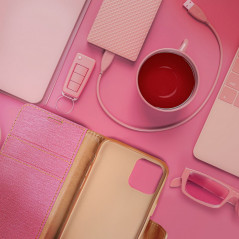 Samsung Galaxy A15 5G Wallet Cases CANVAS Book Pink
