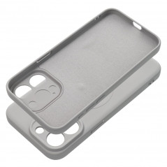 Apple iPhone 15 Pro Max Case Silicone Mag Cover MagSAFE  Titanium