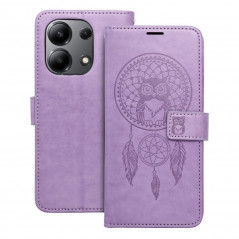 XIAOMI Redmi Note 13 4G Wallet Cases MEZZO Book Dreamcatcher  Purple