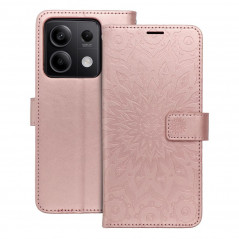 XIAOMI Redmi Note 13 5G Wallet Cases MEZZO Book Mandala  Rose gold
