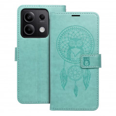 XIAOMI Redmi Note 13 5G Wallet Cases MEZZO Book Dreamcatcher  Green