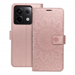 XIAOMI Redmi Note 13 Pro 5G Wallet Cases MEZZO Book Mandala  Rose gold
