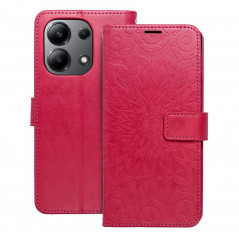 XIAOMI Redmi Note 13 4G Wallet Cases MEZZO Book Mandala  Magenta