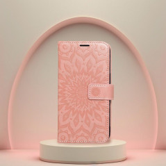 XIAOMI Redmi Note 13 Pro 5G Wallet Cases MEZZO Book Mandala  Peach fuzz