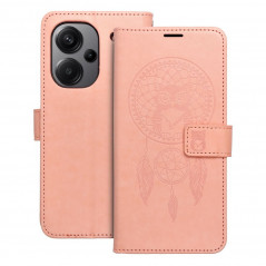 XIAOMI Redmi Note 13 Pro Plus 5G Wallet Cases MEZZO Book Dreamcatcher  Peach fuzz