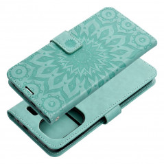 XIAOMI Redmi Note 13 Pro Plus 5G Wallet Cases MEZZO Book Mandala  Green