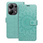XIAOMI Redmi Note 13 Pro 4G Wallet Cases MEZZO Book Mandala  Green