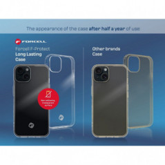 Apple iPhone 13 Pro Case Forcell F-Protect Long Lasting Transparent