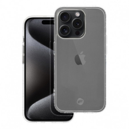 Apple iPhone 15 Pro Case Forcell F-Protect Long Lasting Transparent