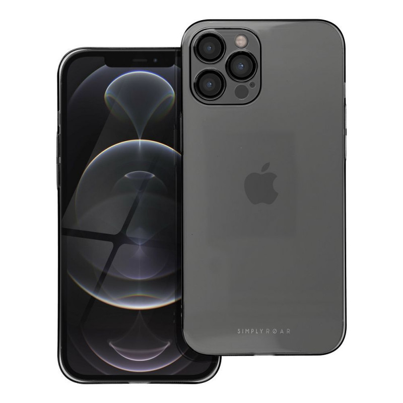 Apple iPhone 12 Pro Max Case Roar Pure Simple Fit  Black