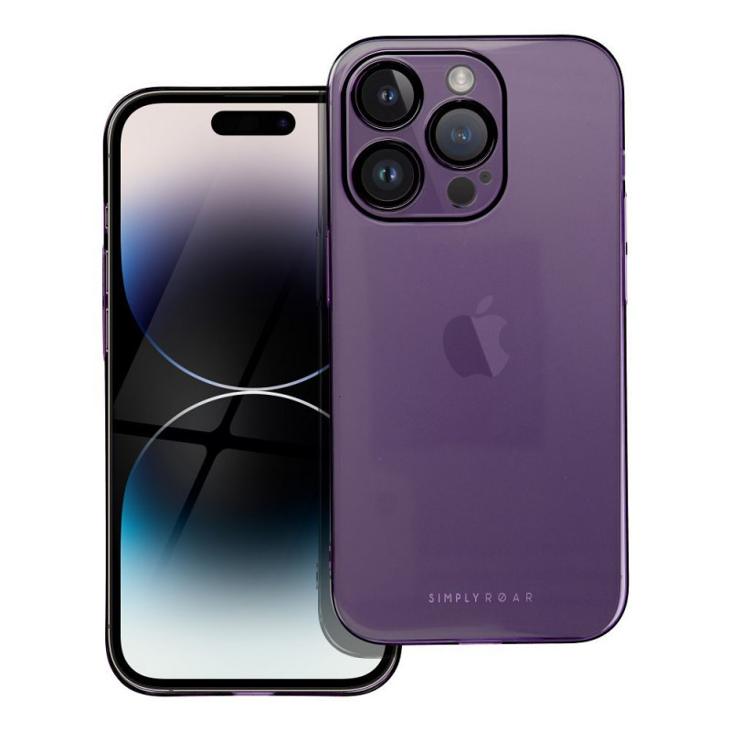 Apple iPhone 14 Pro Case Roar Pure Simple Fit  Purple